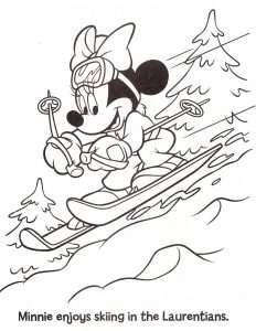 minnie mouse sneeuw